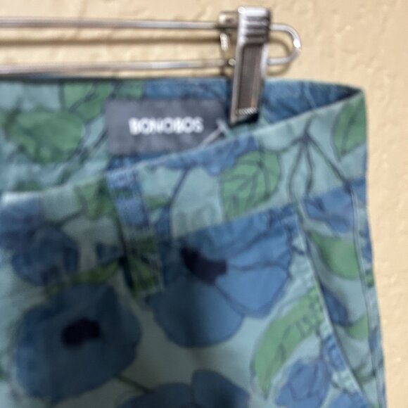 Bonobos Men's Slim Chimonstuke Pants Blue Floral Size 30/32 - Picture 5 of 6
